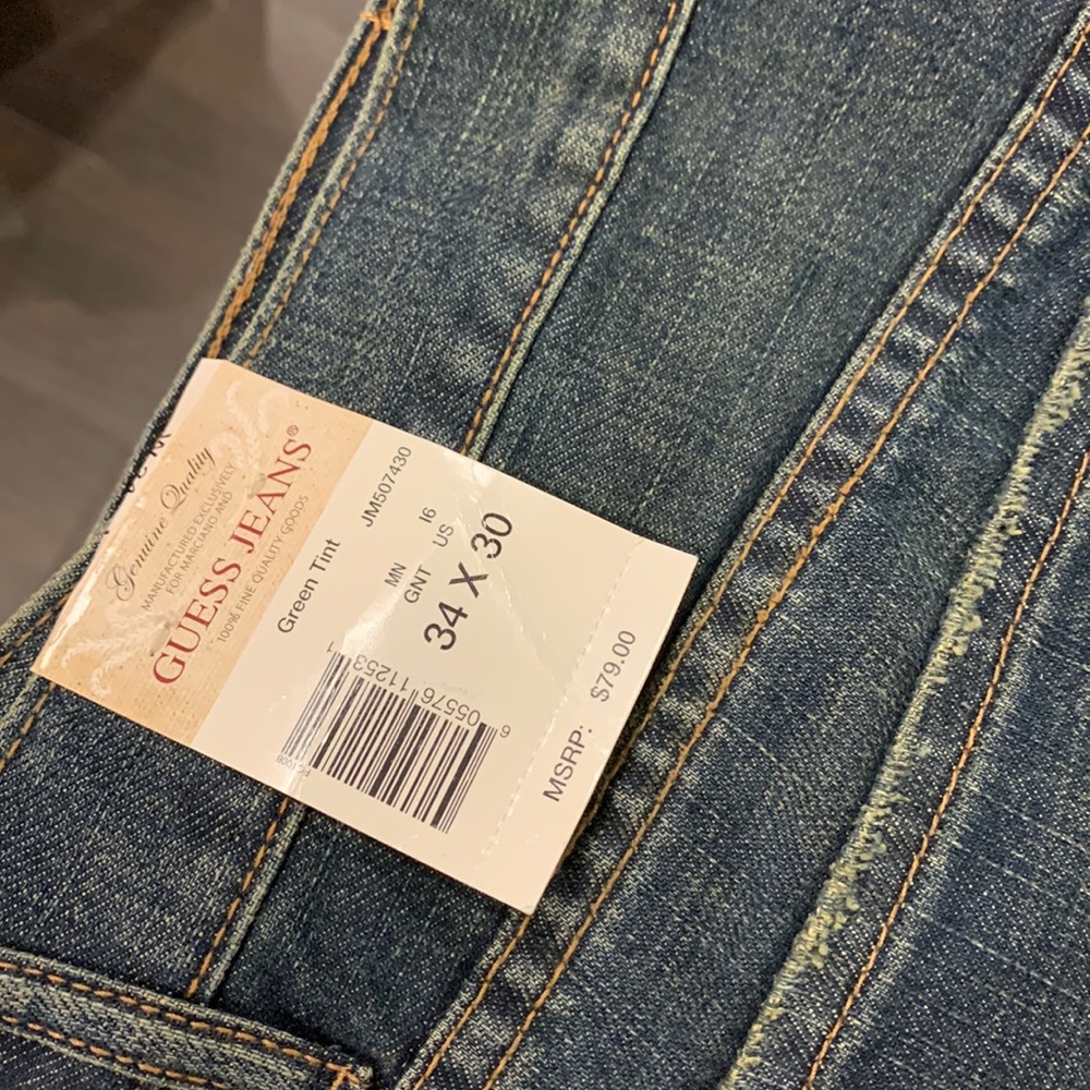 Vintage GUESS Denim 34” x 30” Jeans,NWT